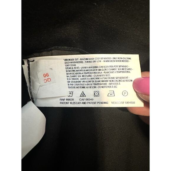 ANNE KLEIN Tummy Control Ponte Pant Black Size Small AB02 - Picture 7 of 8